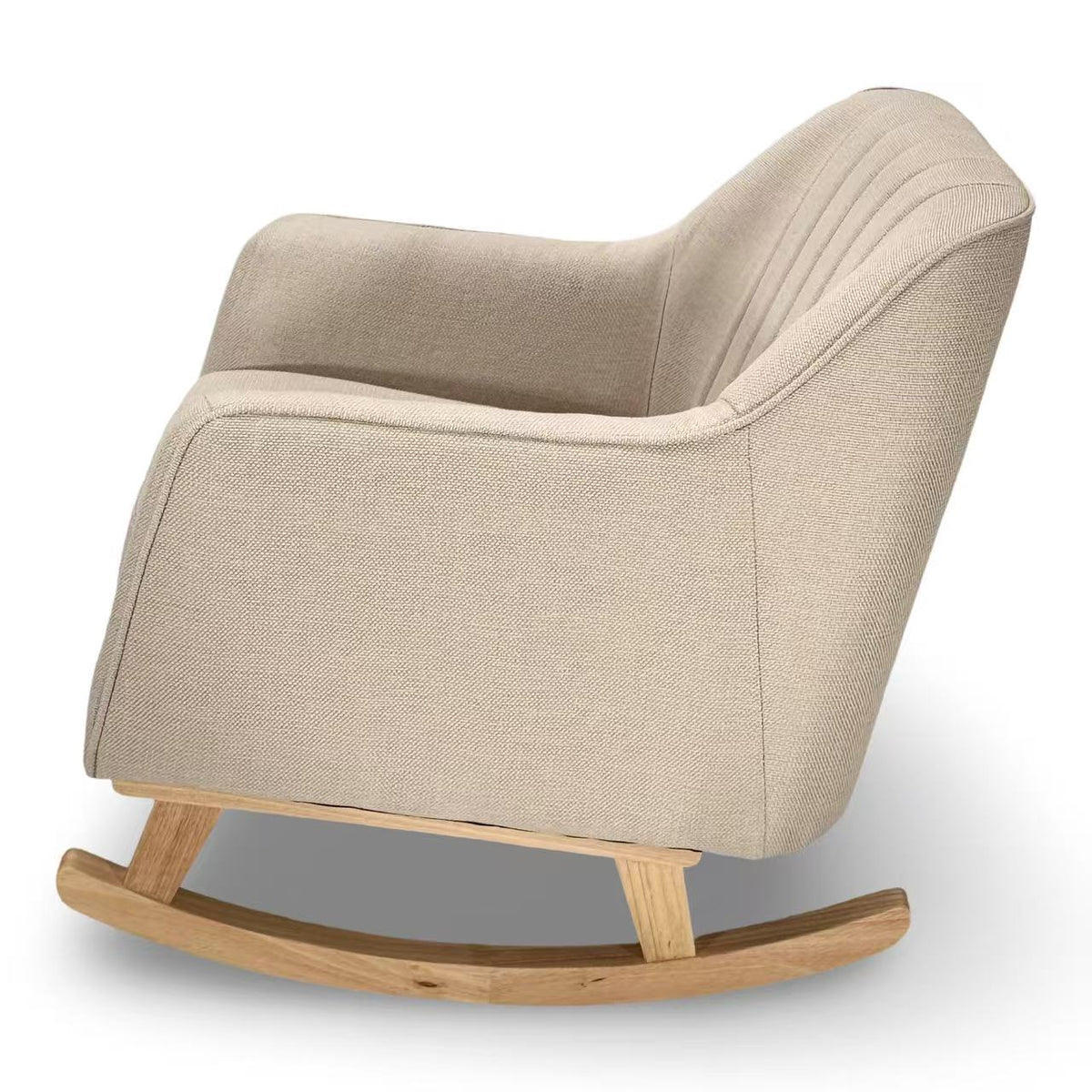Bristam Nursing Chair & Stool – Natural Oak