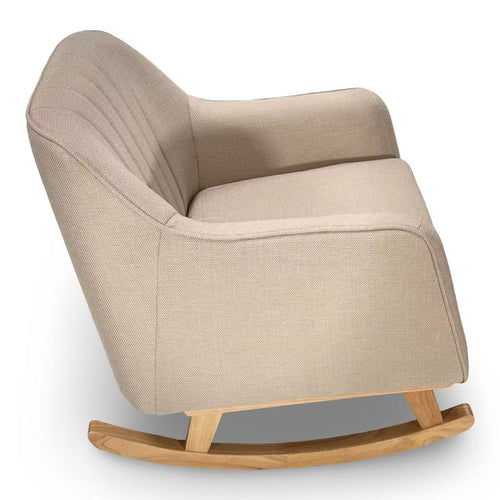 Bristam Nursing Chair & Stool – Natural Oak