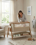 Sona Bedside Crib – Beige