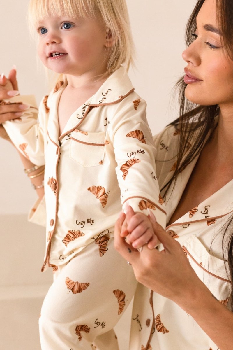 Mini Croissant Club Pyjama Set