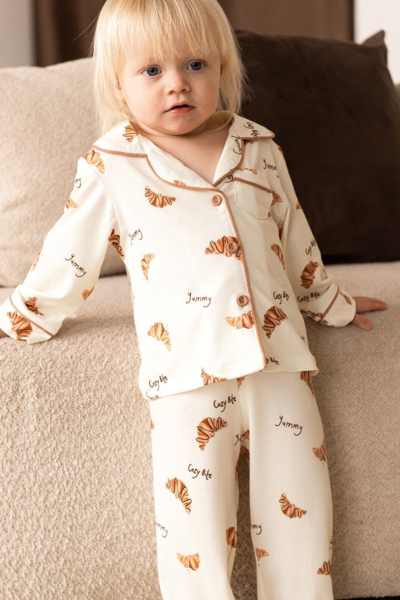Mini Croissant Club Pyjama Set