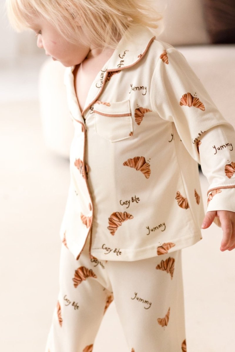 Mini Croissant Club Pyjama Set