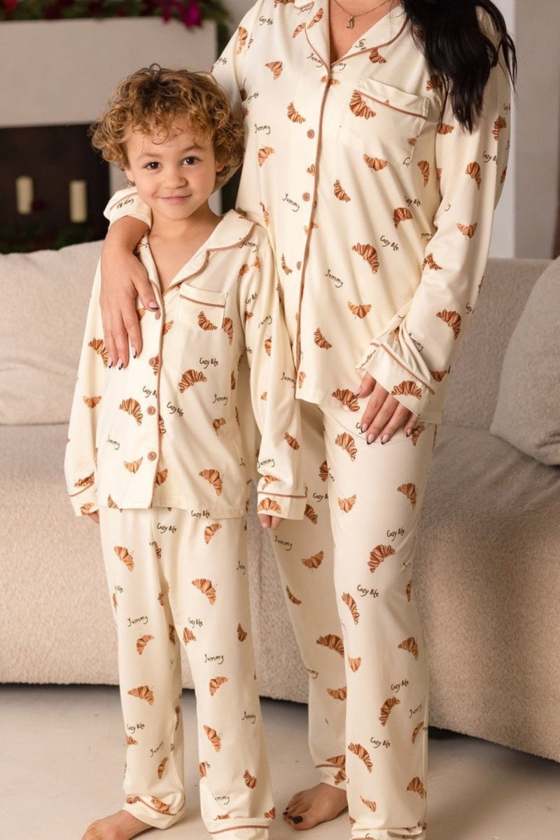 Mini Croissant Club Pyjama Set