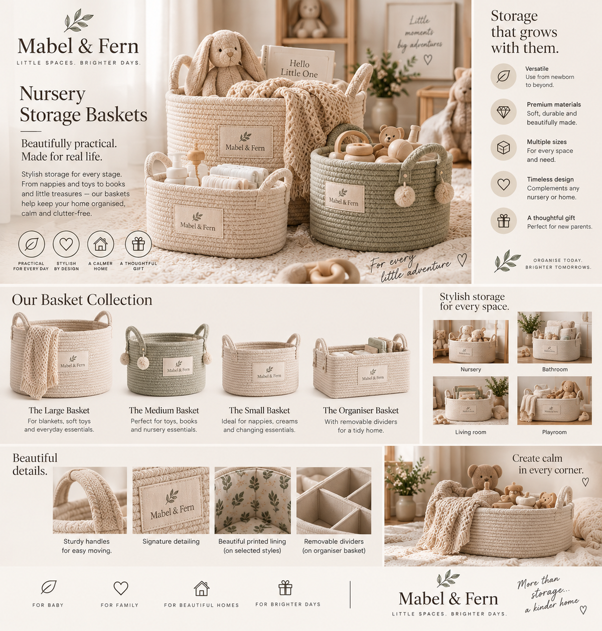Nursery Storage Baskets