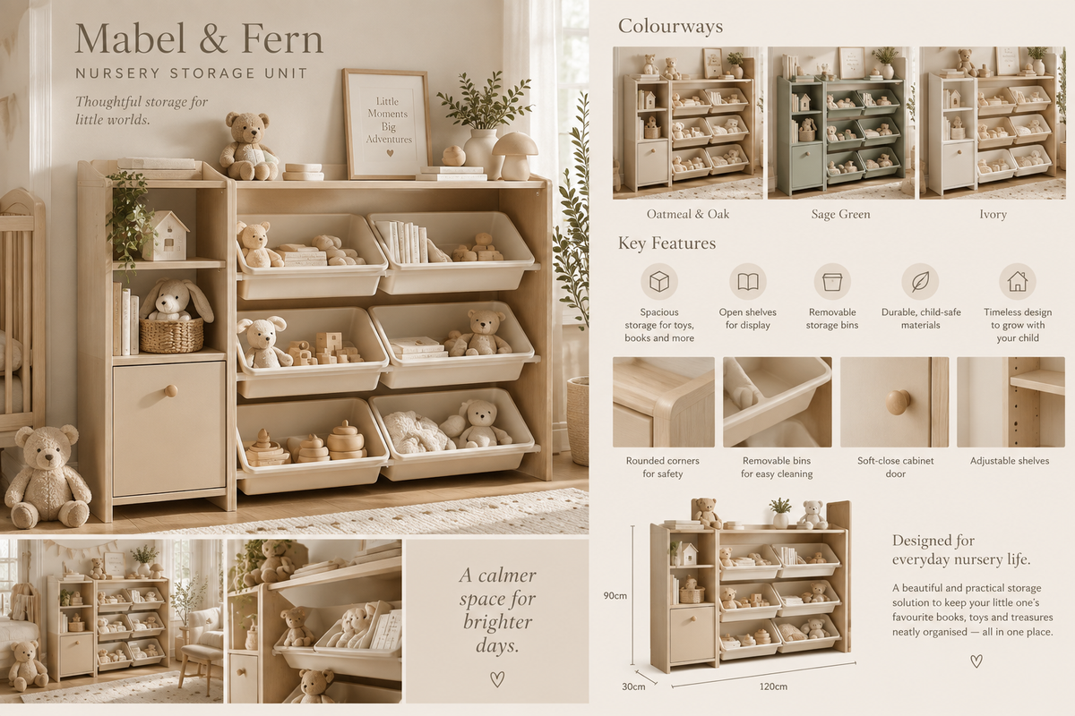 Nursery Storage Unit